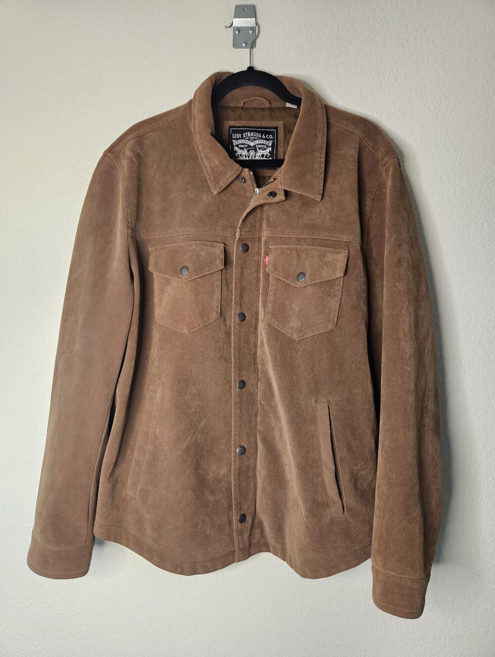 Levi's Men's Shirt Jacket in Brown